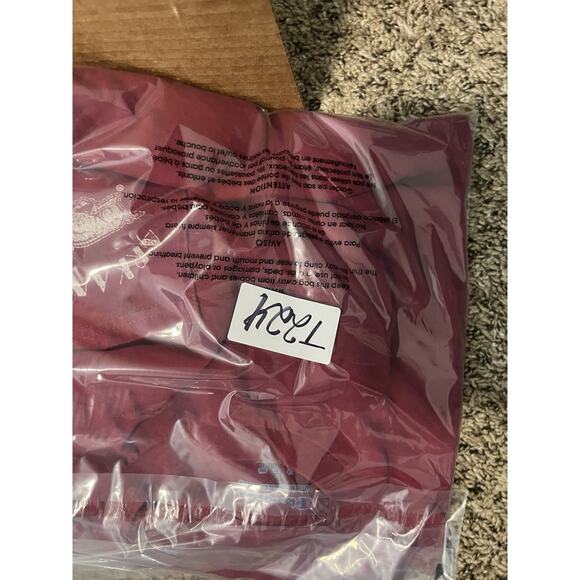 Arkansas Razorback Champion T Shirt Size L Short Sleeve Red - Picture 6 of 6